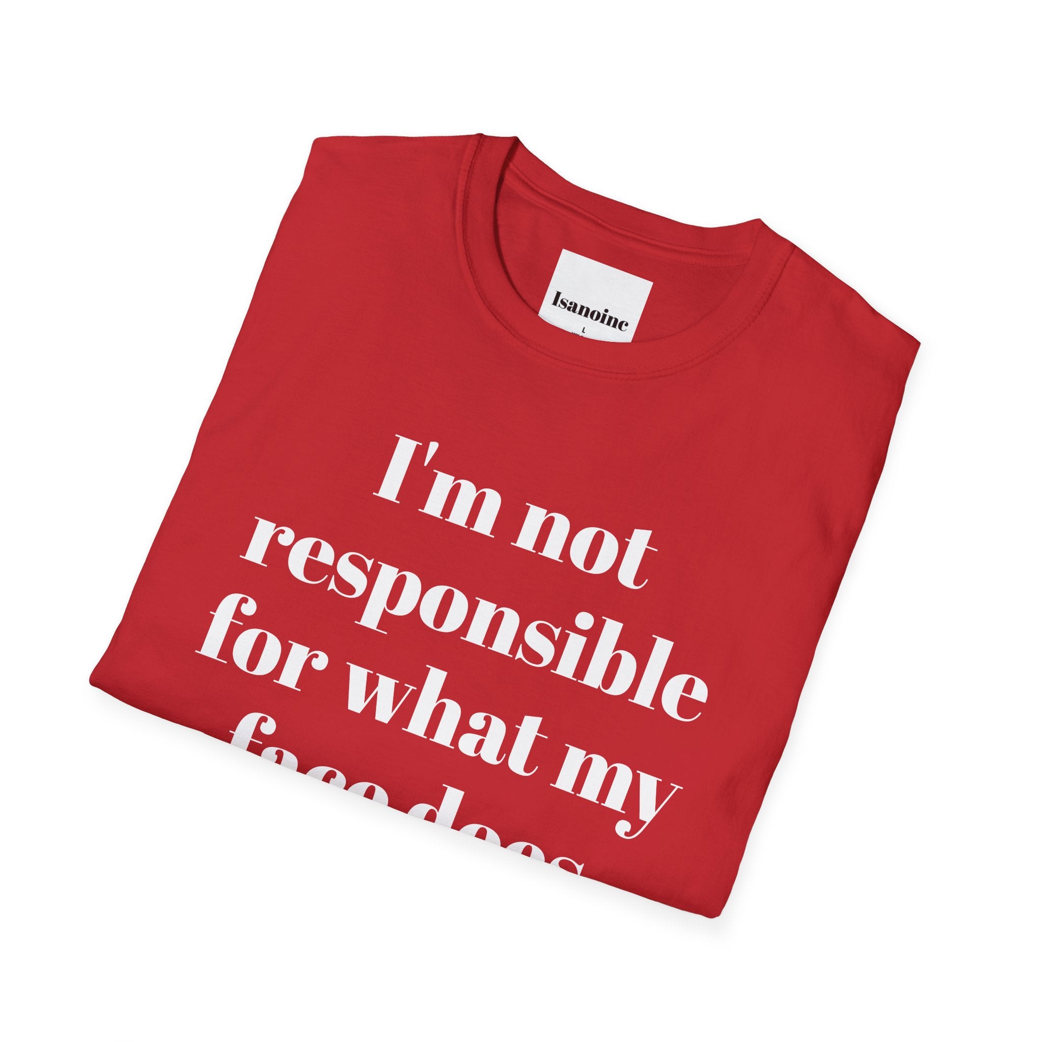 A funny, snarky, and unbothered T-Shirt perfect for those who love quirky humor
