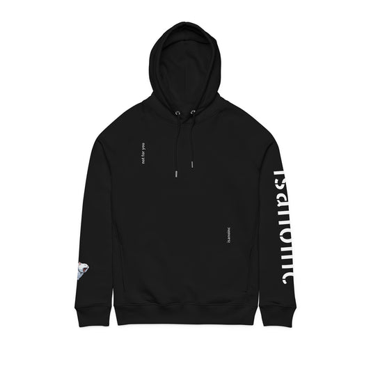 not for you (snowwhite version) - Organic cotton premium hoodie