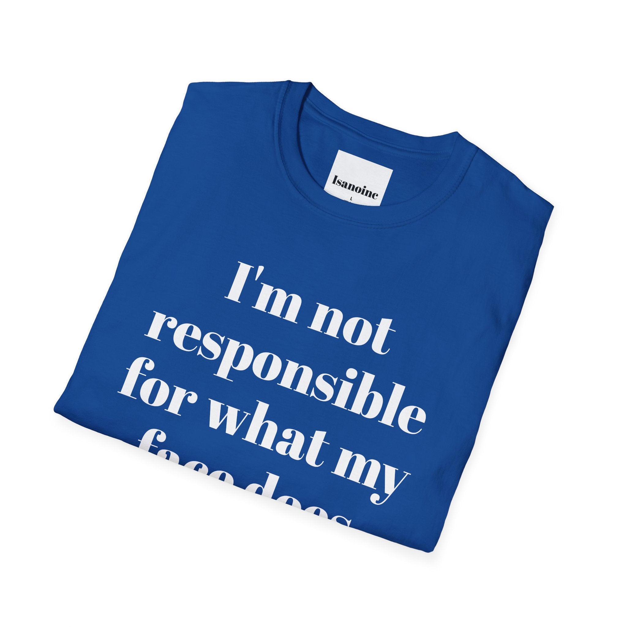 A funny, snarky, and unbothered T-Shirt perfect for those who love quirky humor