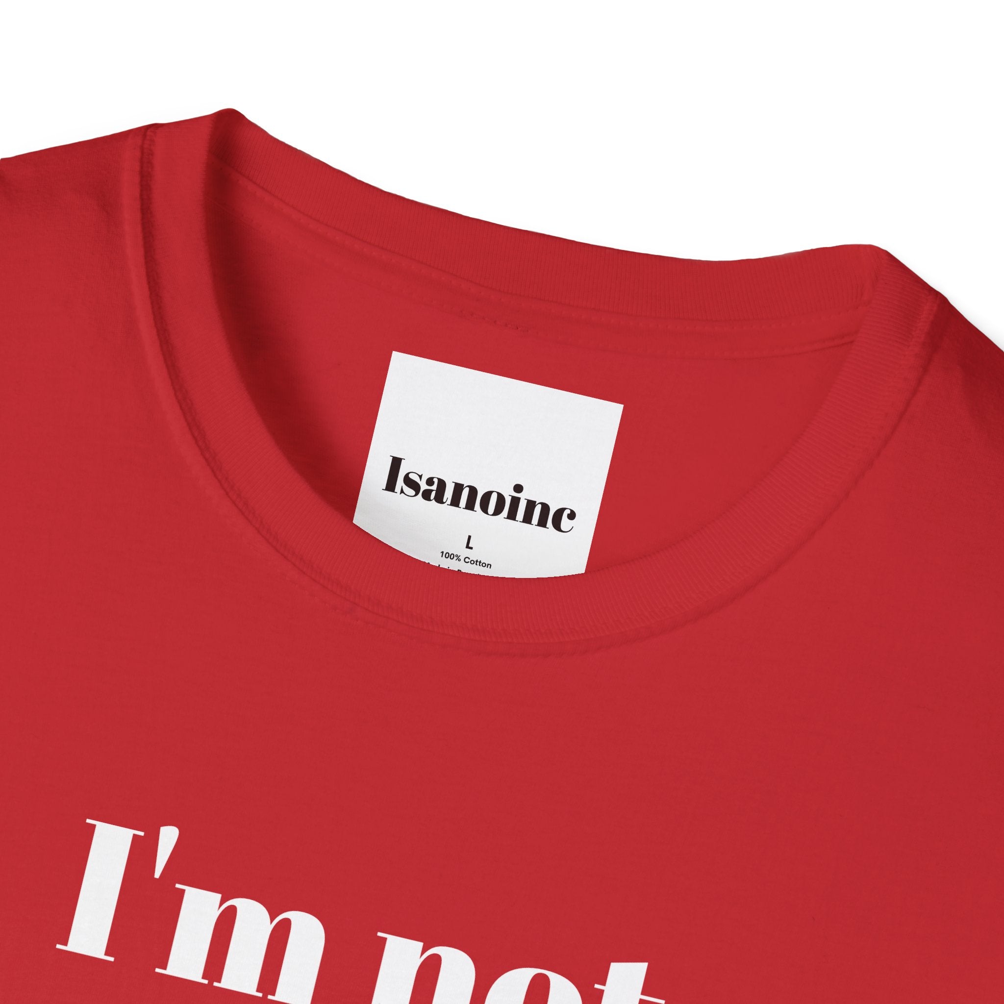 A funny, snarky, and unbothered T-Shirt perfect for those who love quirky humor