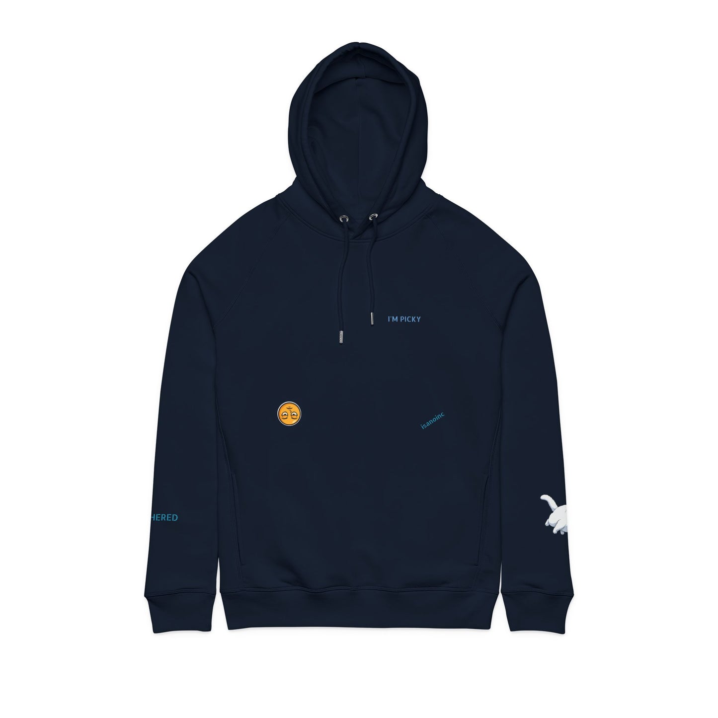 ORGANIC Cotton I'm still picky! Version 2.0 - Minimalistic Hoodie