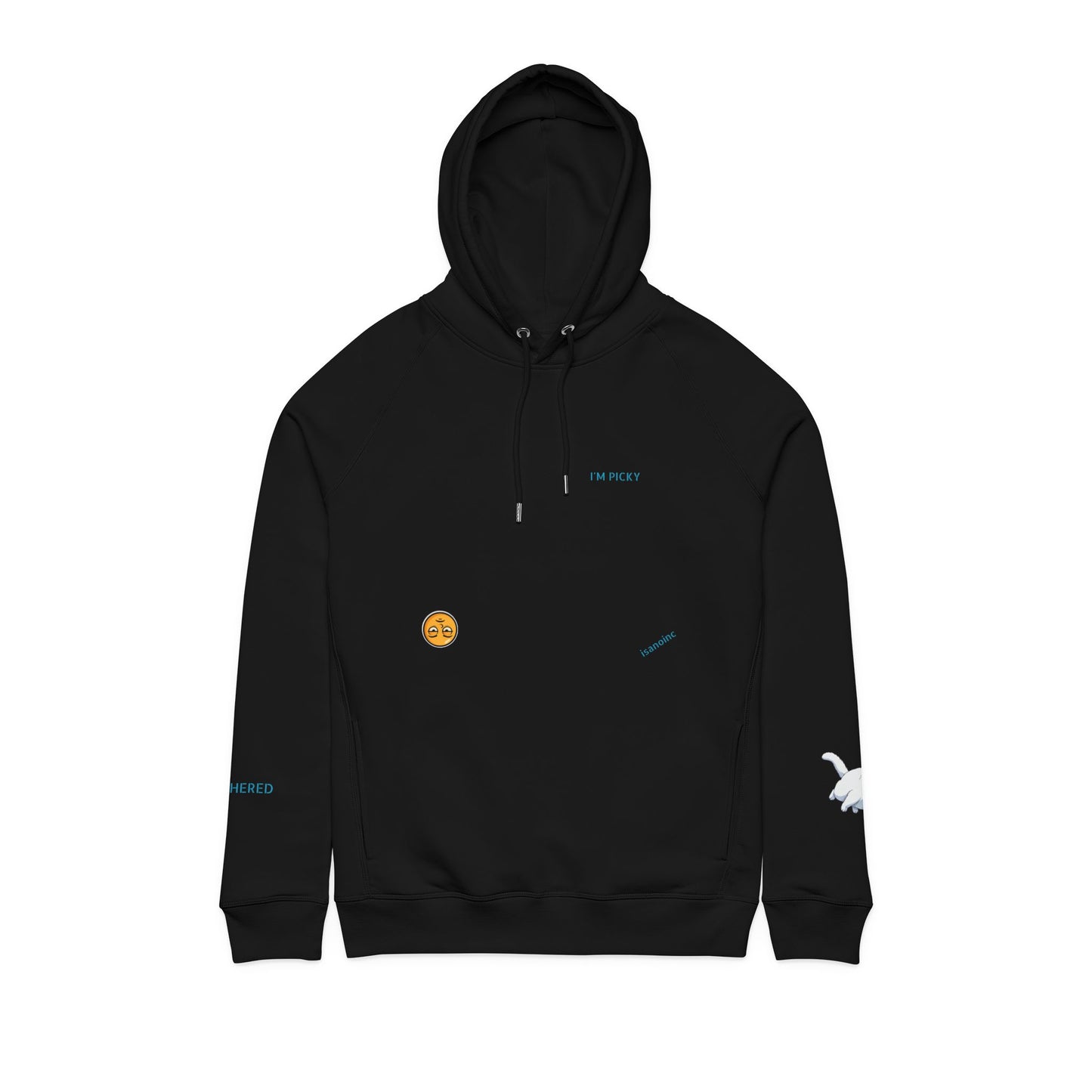 ORGANIC Cotton I'm still picky! Version 2.0 - Minimalistic Hoodie