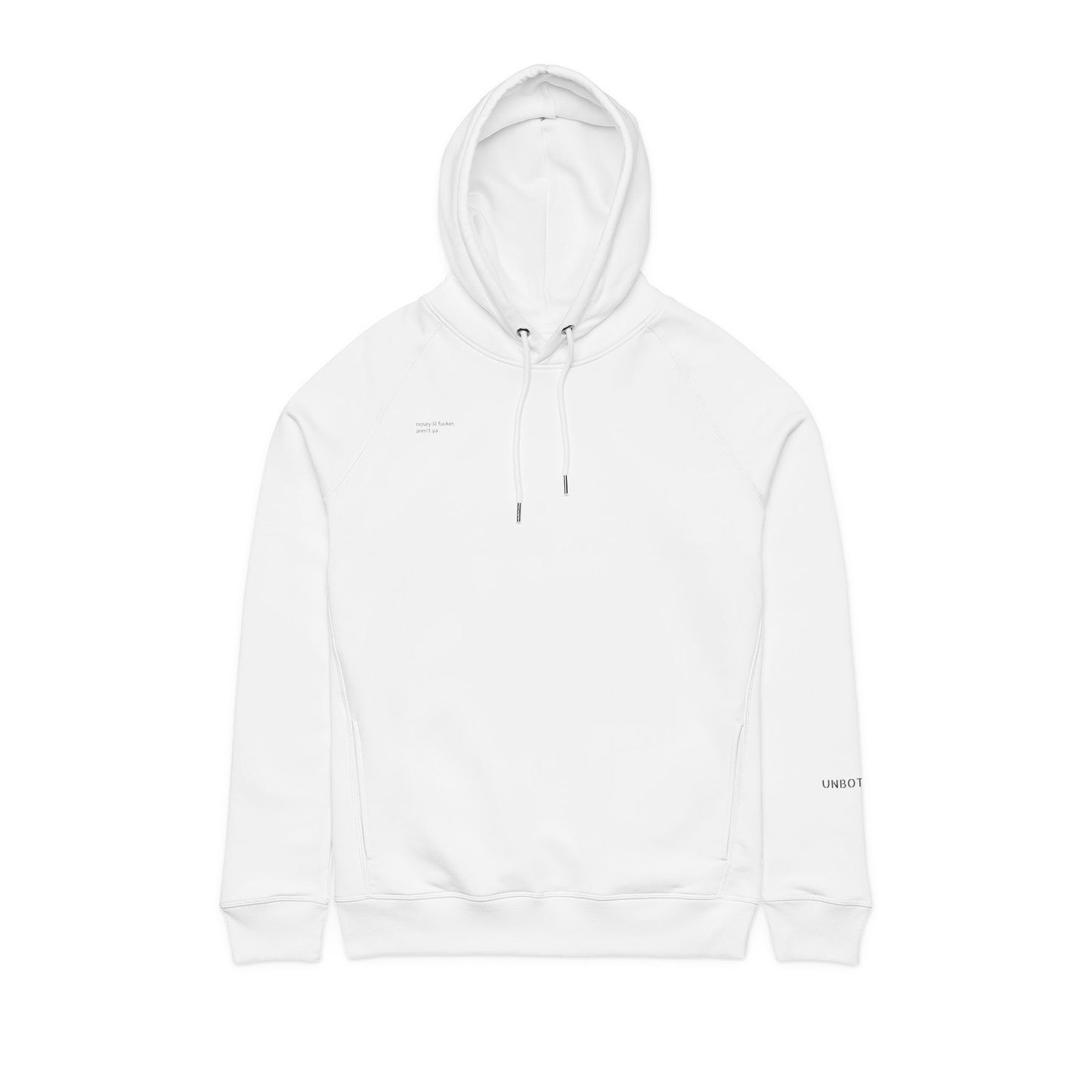ORGANIC Cotton Saucy Hoodie — Side Pocket Eco Cotton
