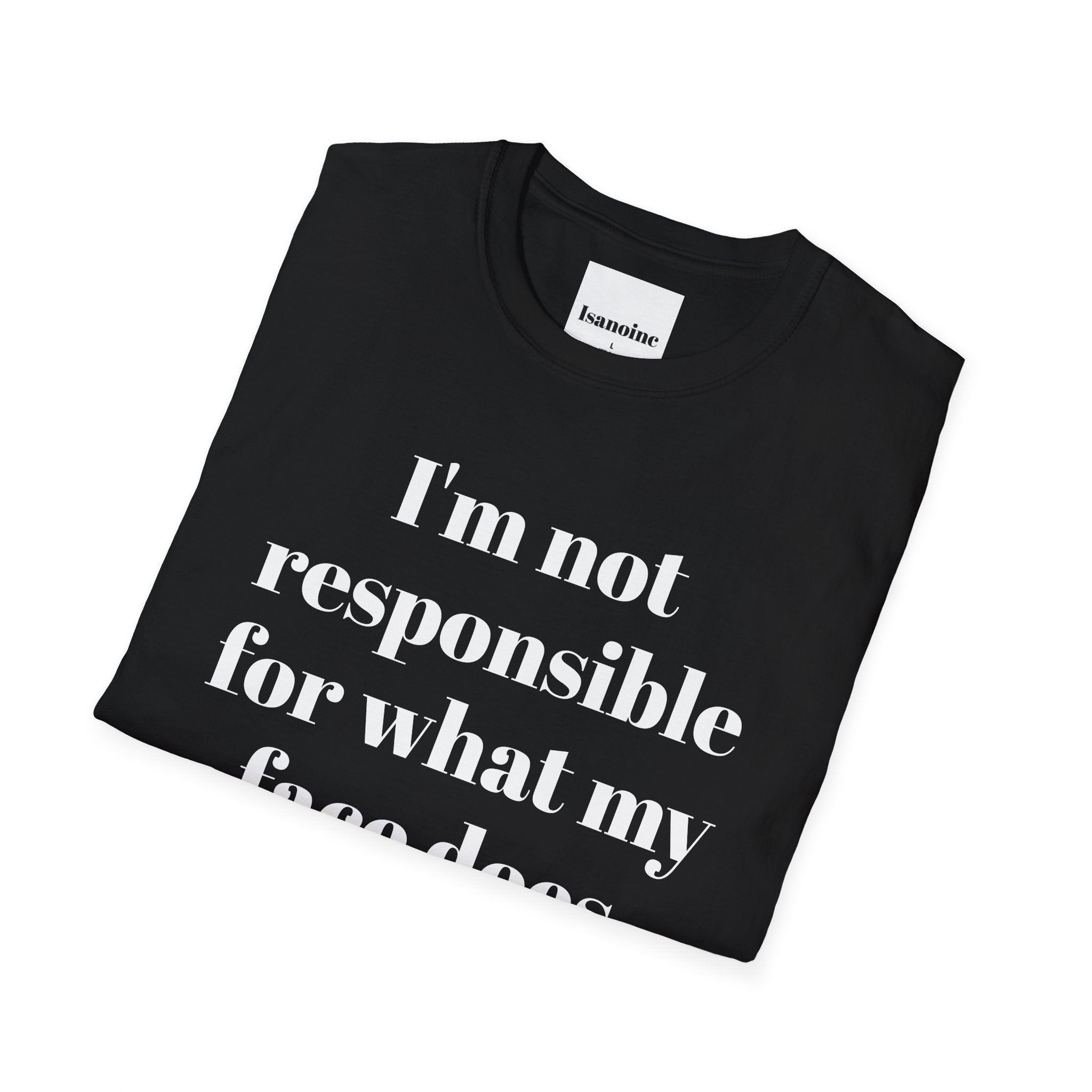 A funny, snarky, and unbothered T-Shirt perfect for those who love quirky humor