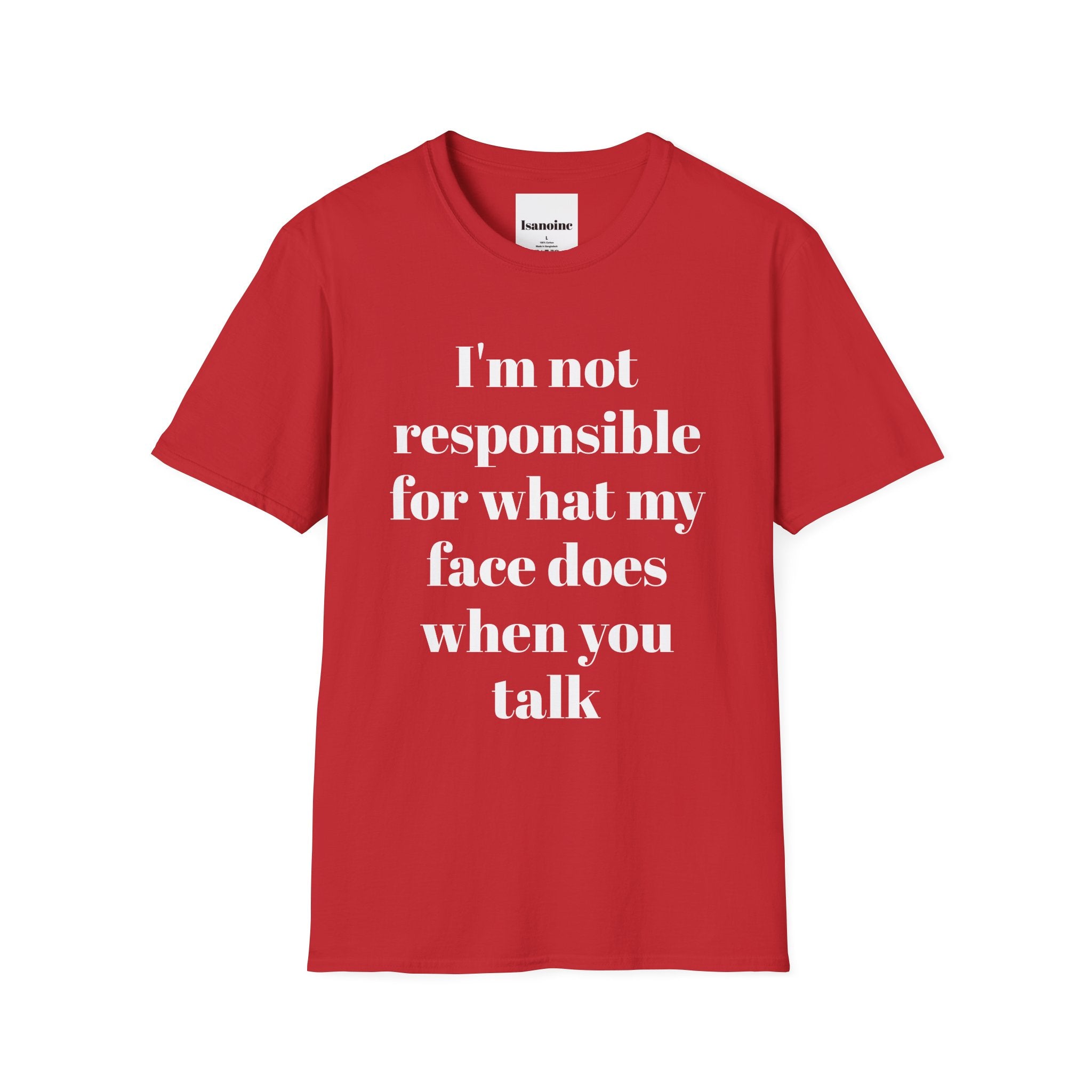 A funny, snarky, and unbothered T-Shirt perfect for those who love quirky humor