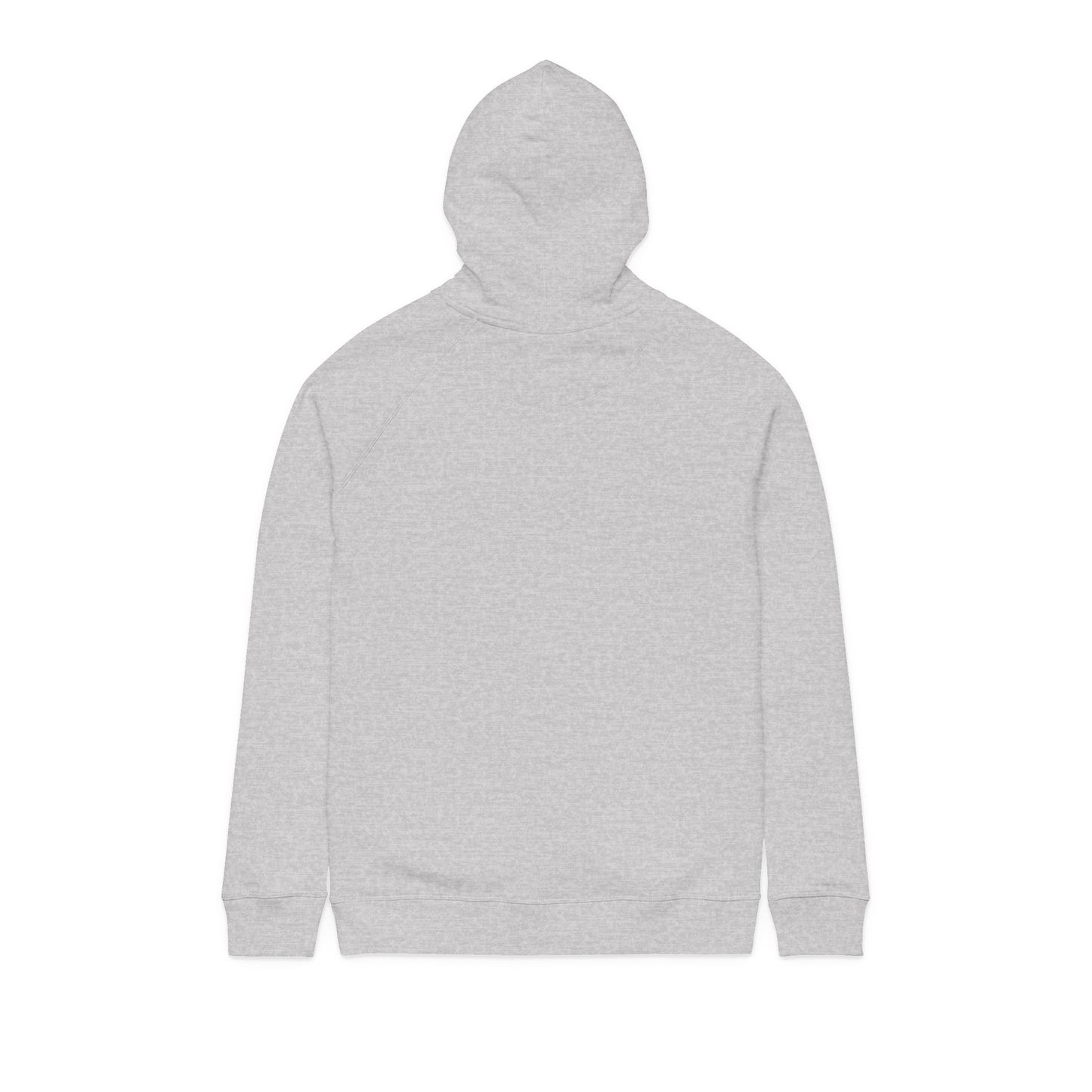 ORGANIC Cotton Minimalist White Hoodie — 'I Hate Clever Dicks'