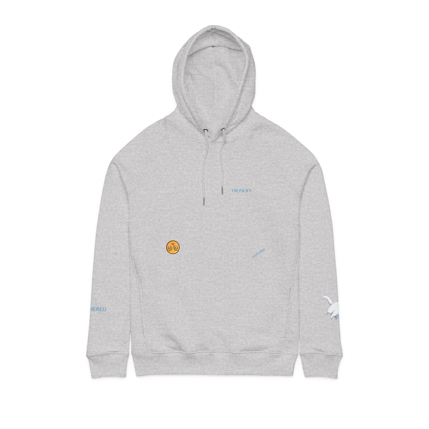 ORGANIC Cotton I'm still picky! Version 2.0 - Minimalistic Hoodie