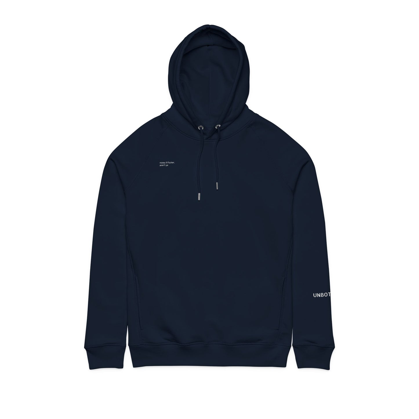 ORGANIC Cotton Saucy Hoodie — Side Pocket Eco Cotton