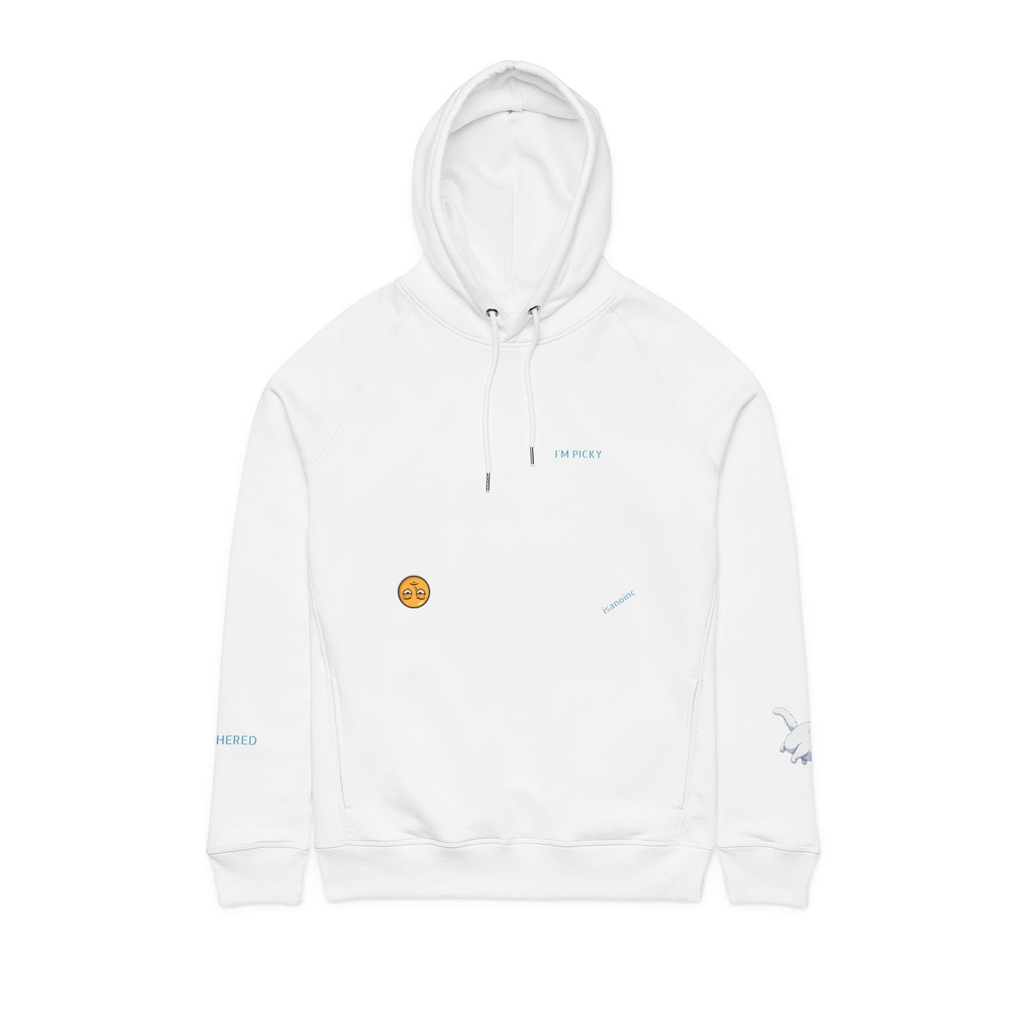 ORGANIC Cotton I'm still picky! Version 2.0 - Minimalistic Hoodie