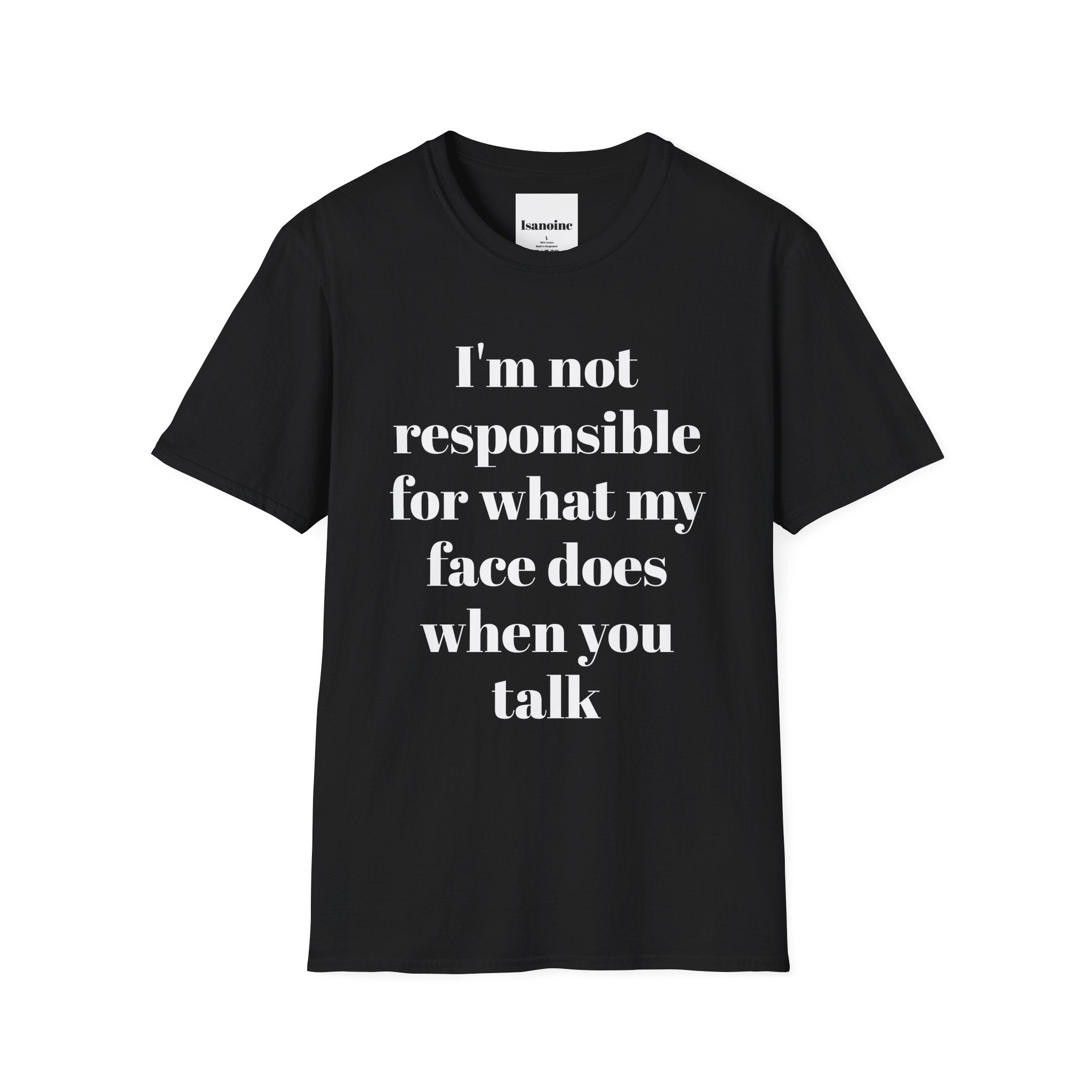 A funny, snarky, and unbothered T-Shirt perfect for those who love quirky humor